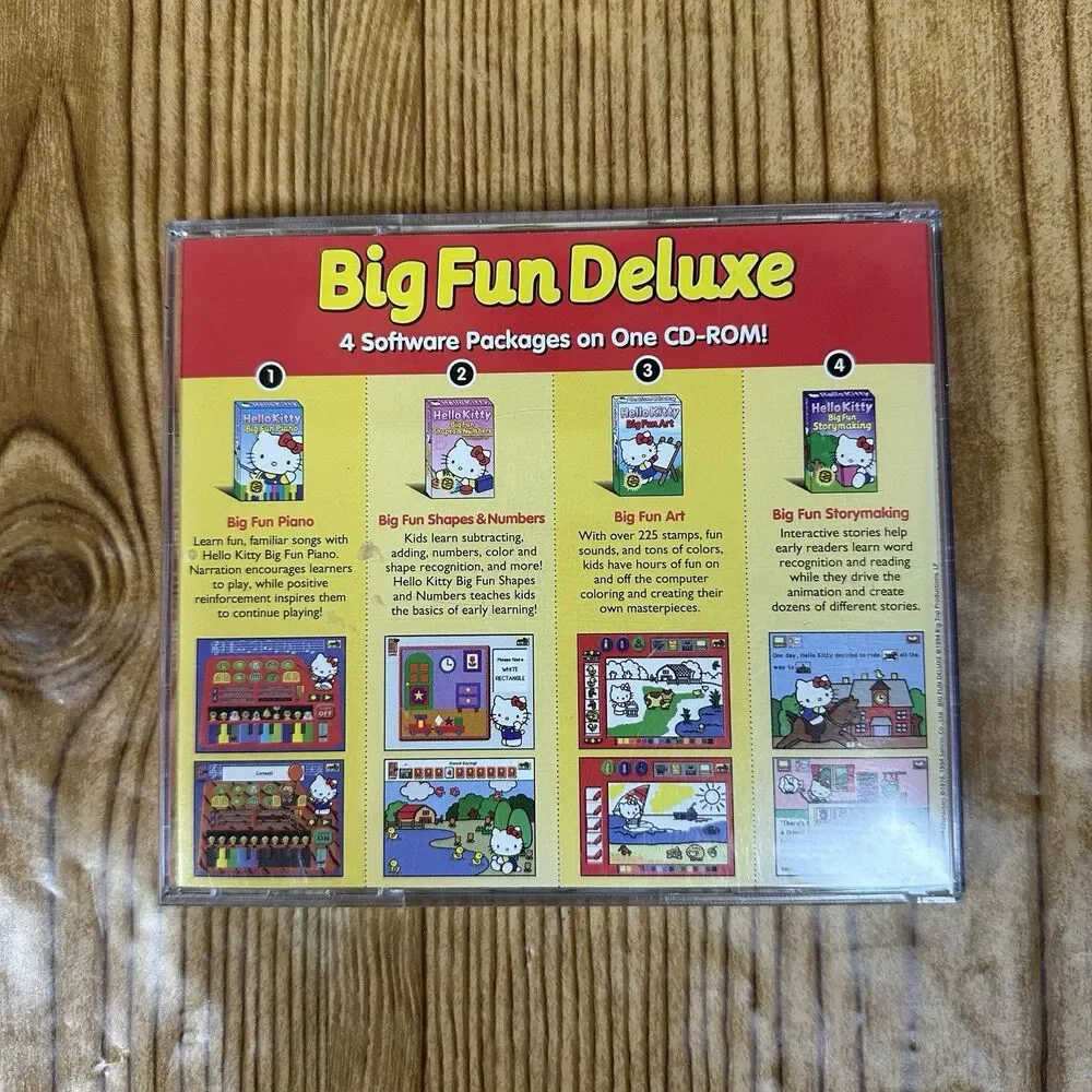 HELLO KITTY Big Fun Deluxe 1994 PC Game +1Clk Windows 11 10 8 7 Vista XP Install
